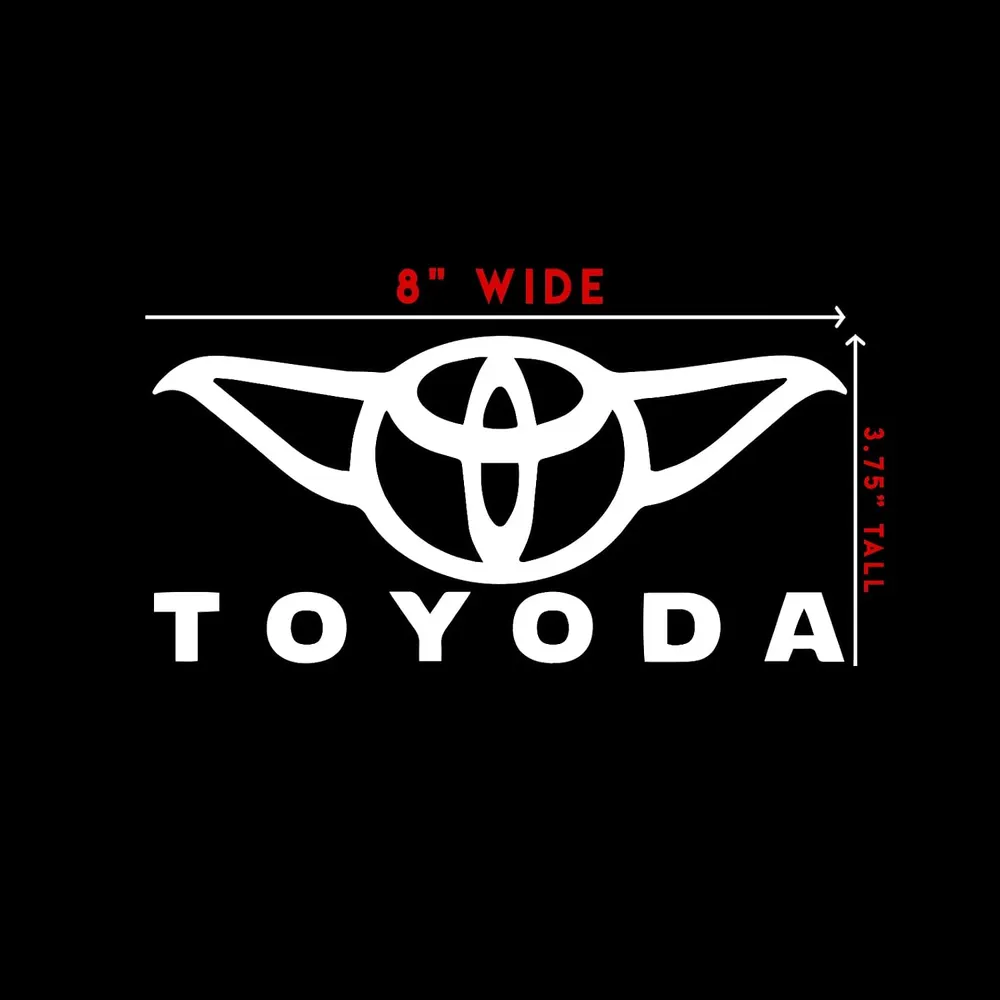 Toyoda Yoda Decal, photo 3