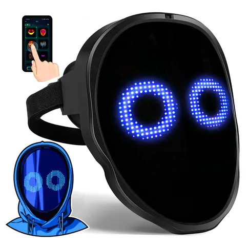 Transforming LED Face Mask