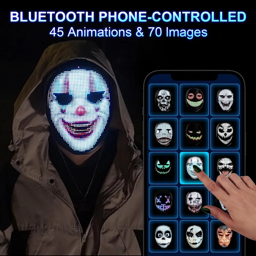 Transforming LED Face Mask, photo 2