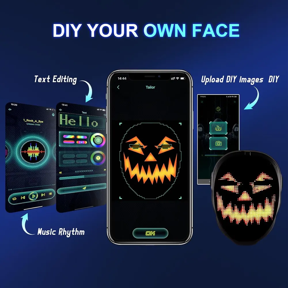Transforming LED Face Mask, photo 5