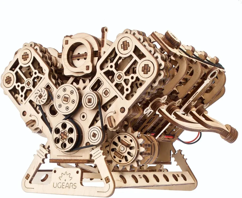 UGEARS V8 Engine Mechanical Model Kit