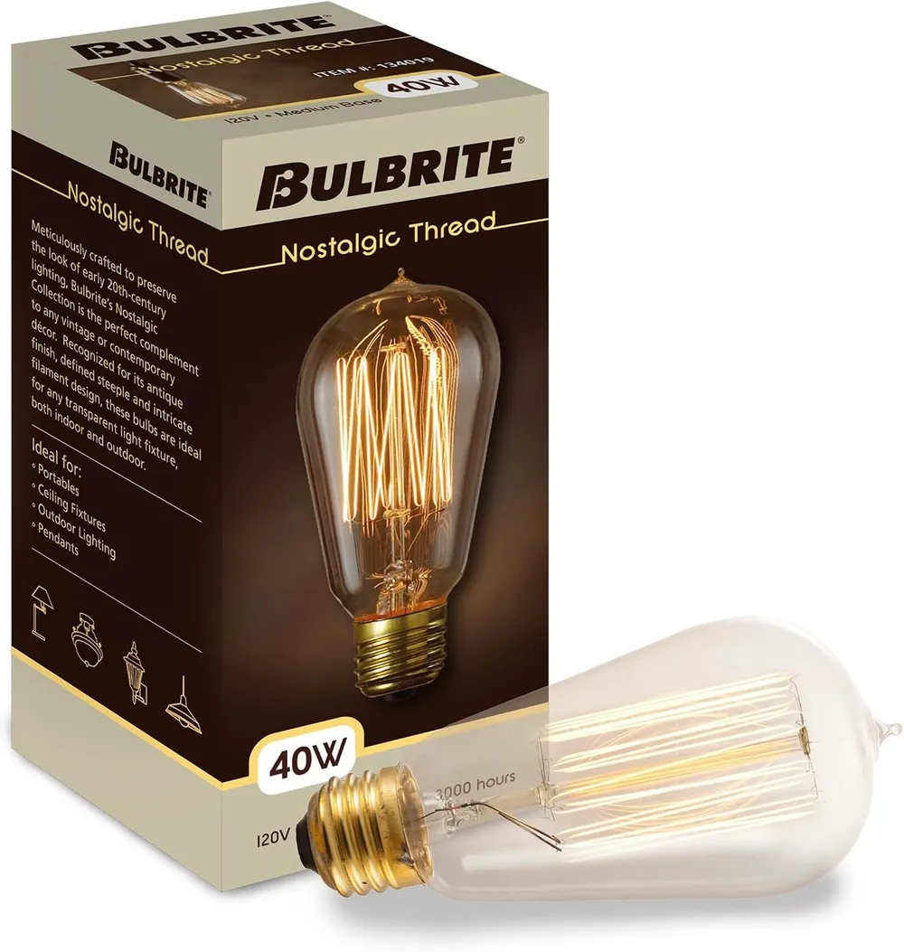 Bulbrite Nostalgic Edison Bulb, photo 3