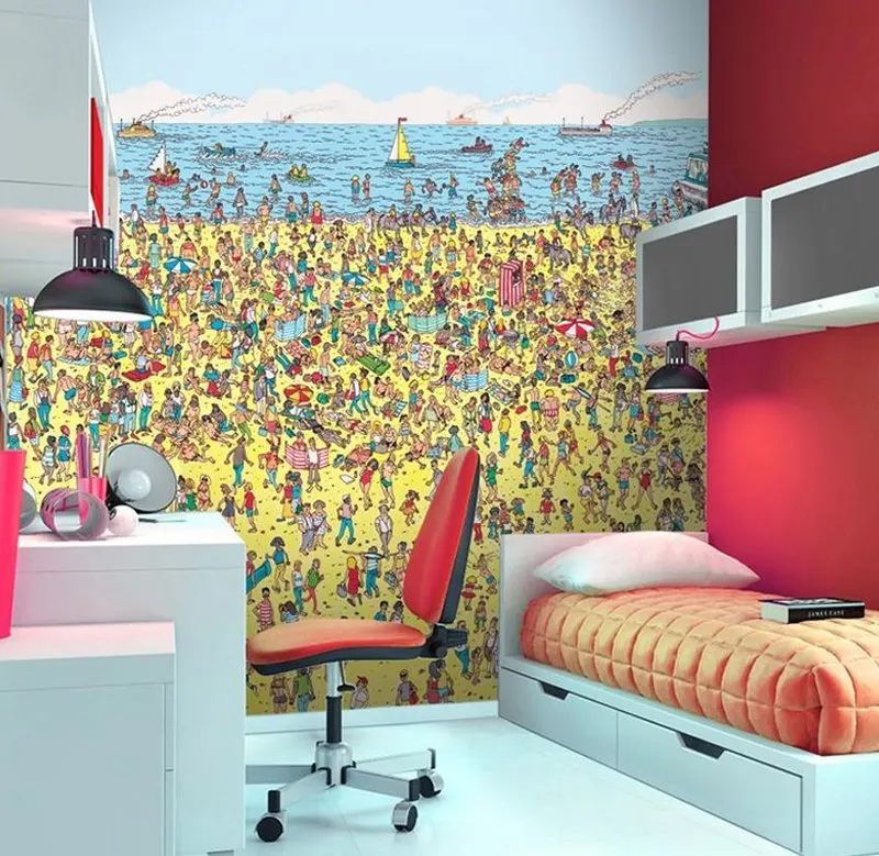 Where's Waldo Wall Mural