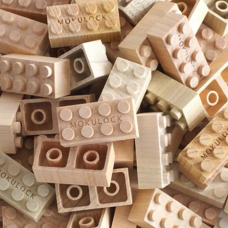Wooden LEGO Blocks