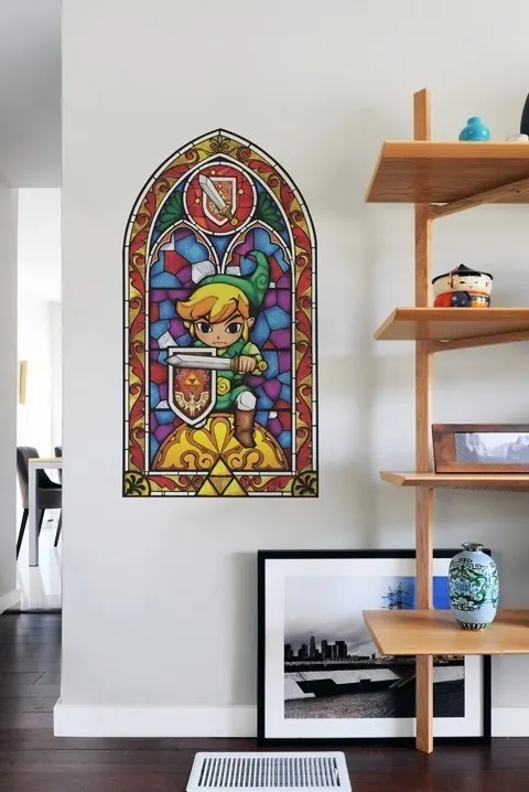 Zelda Stained Glass Wall Decal