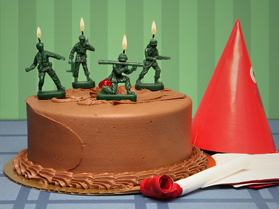 Army Men Candles