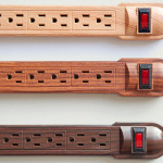 Wood Colored Power Strip
