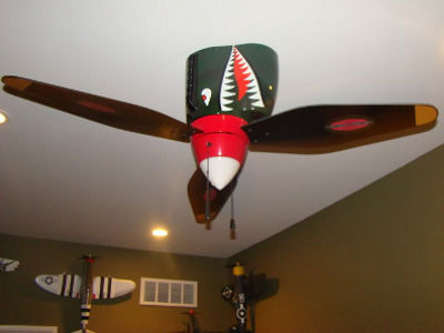 Jet Fighters Fan, Fighter Plane Ceiling Fan