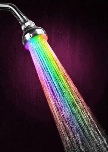 Rainbow Color Changing Shower Head