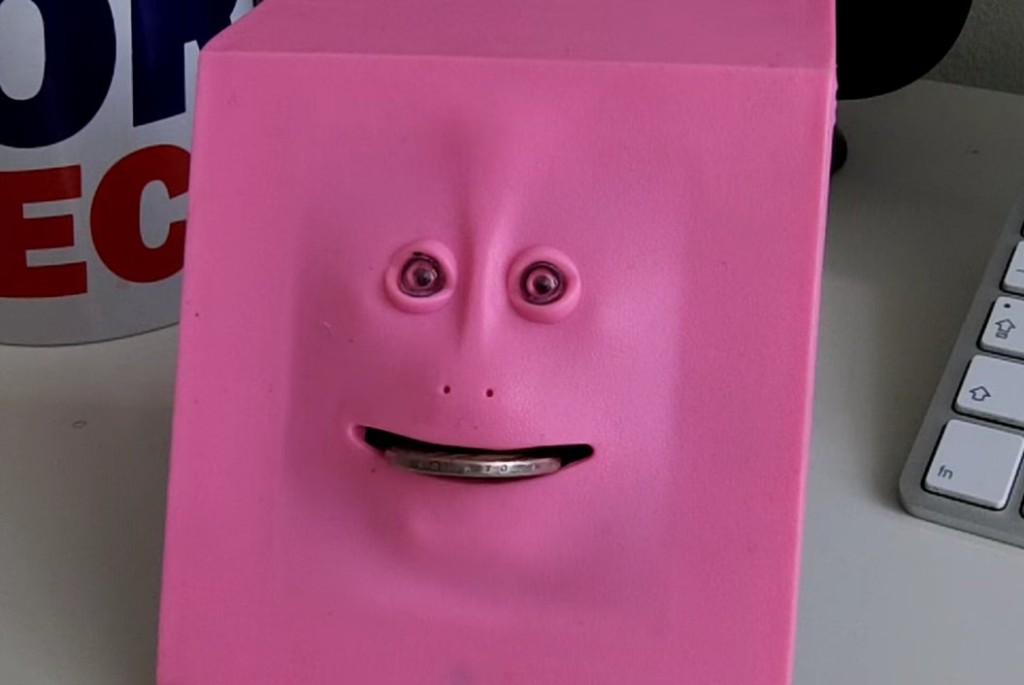 Money Eating Face Bank Oh The Things You Can Buy