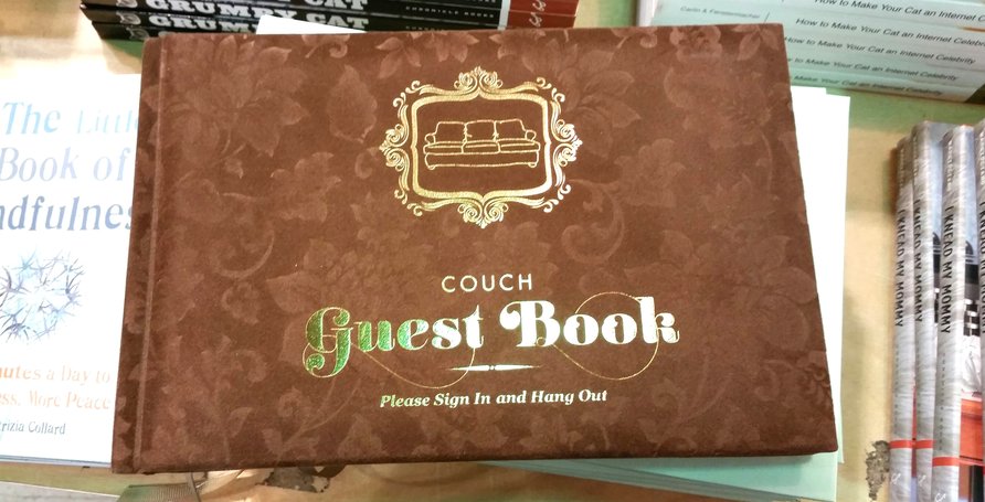 Couch Guest Book