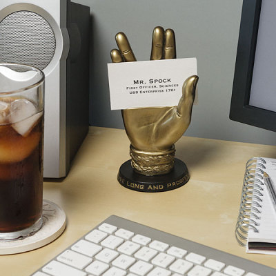 Spock business card holder