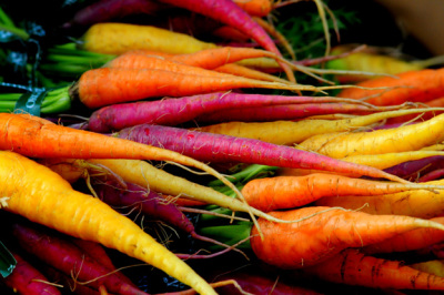 Colorful carrot seeds