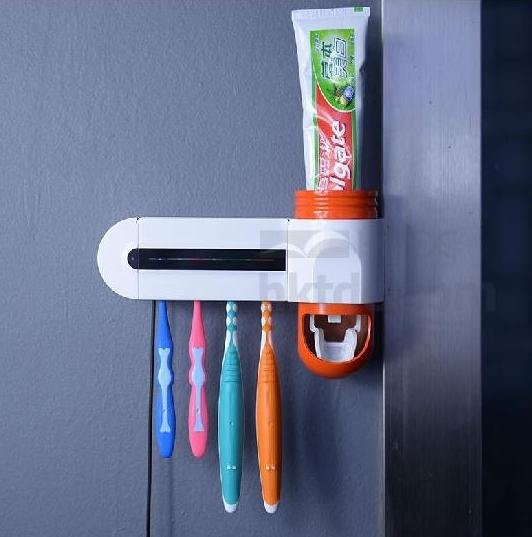 Automatic Toothpaste Dispenser & Toothbrush Sterilizer