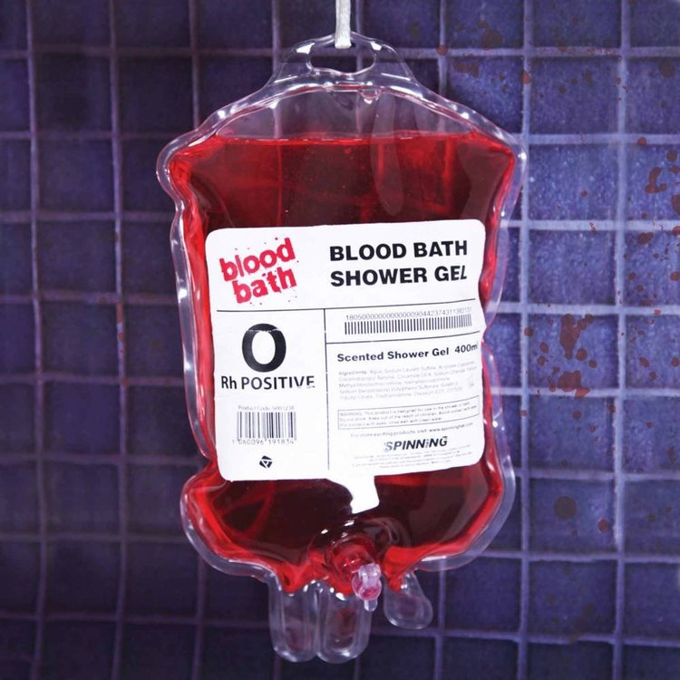 Blood Bag Shower Gel