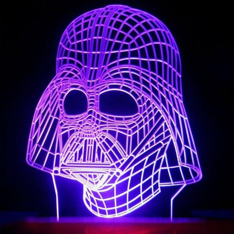 3D Darth Vader Lamp
