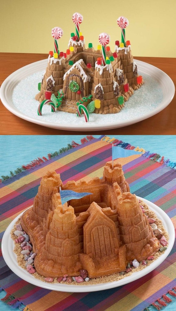 castle cake pan set
